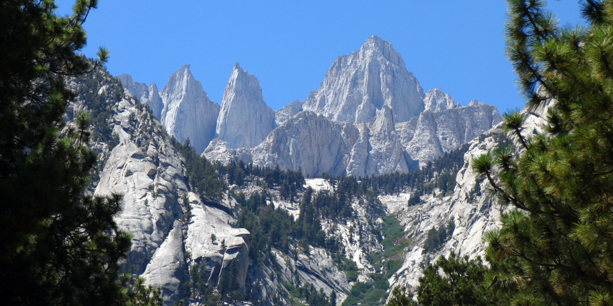 Mt. Whitney, the north portal for hiking the john muir trail