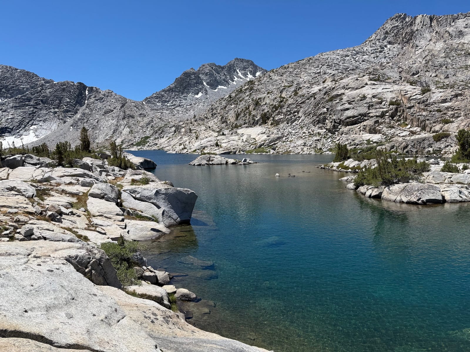 The northern end of Three Island Lake.