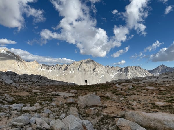 View from Gabbot Pass looking East, July 2025